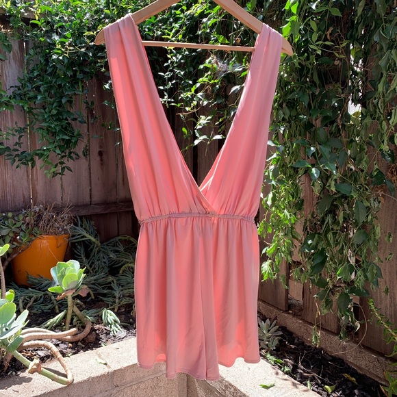 PACIFIC AND DRIFTWOOD - Pink Coverup / Romper - Picture 2 of 3